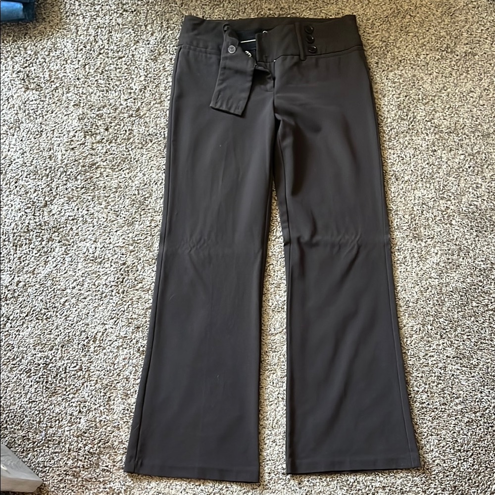 Black Flared Trousers